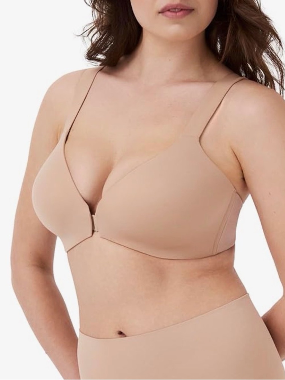 SPANX SPANXsmooth Bra-llelujah! Lightly Lined Wireless Bra Nude 2.0 Size 30D